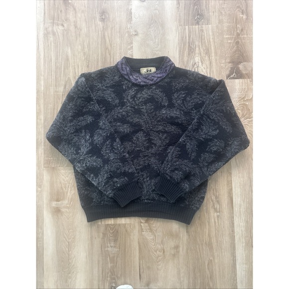 Jed North Other - VTG Jed Mens Sweater Size M‎ Gray Black And Purple
